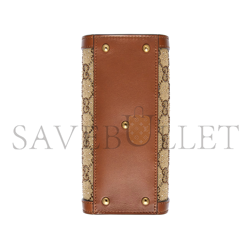 GUCCI DIANA CRYSTALS SMALL TOTE BAG 707449 (20*16*10cm) GUCCI DIANA CRYSTALS SMALL TOTE BAG 707449 (20*16*10cm)